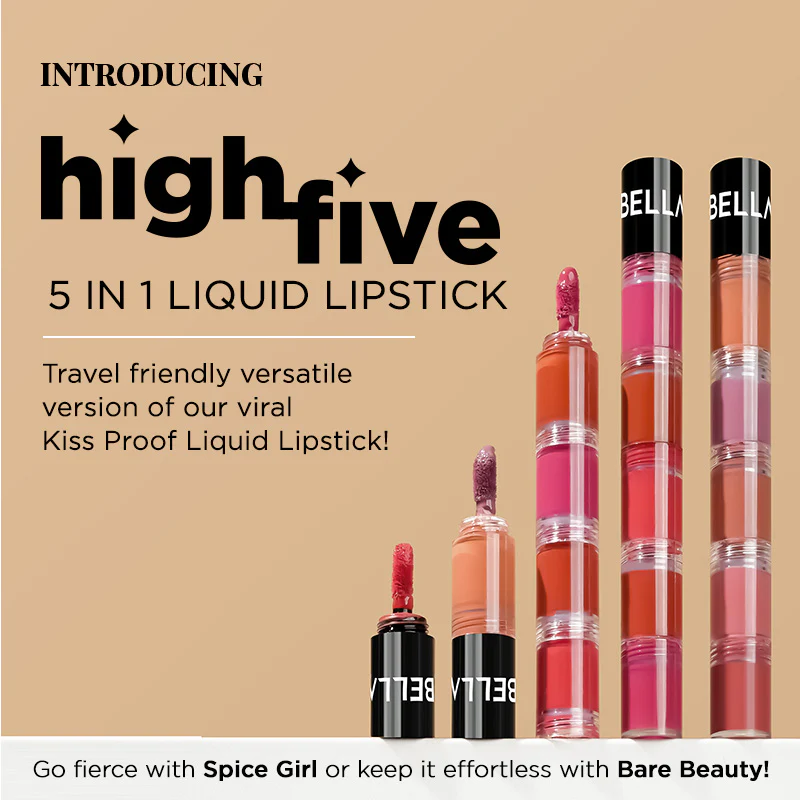 High Five 5-in-1 Liquid Lipstick - 4.3ml (PhonePe) - Image 11