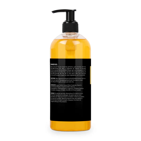 KLUB Man Shower Gel - 500ml - Image 7