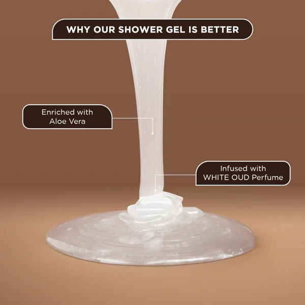OUD WHITE Shower Gel - 250ml (IOCL) - Image 4